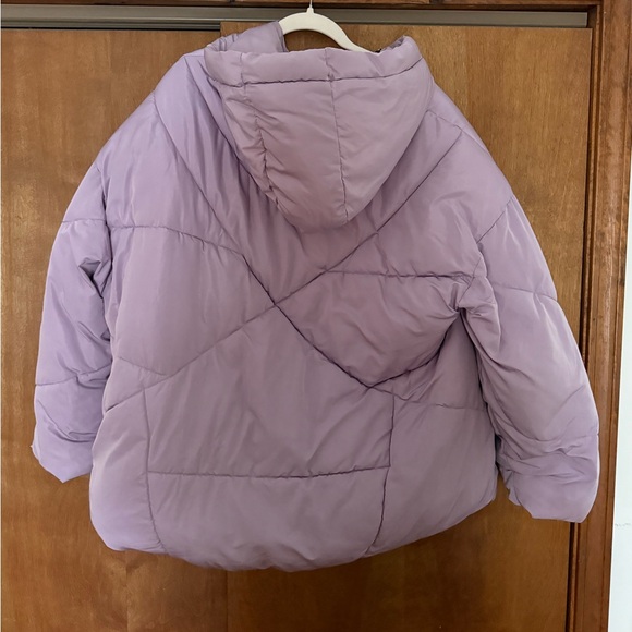 Free People Lavender Oversized Puffer Jacket - Picture 2 of 4